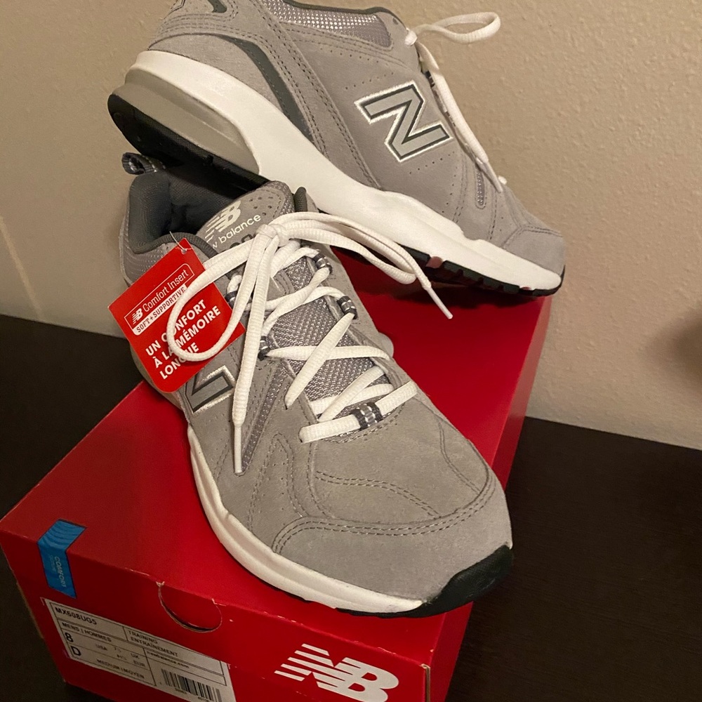 New Balance Men's 608 V5 Casual Comfort Cross Trainer - NWT Castlerock Grey